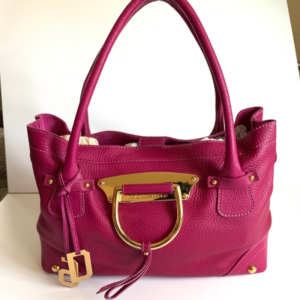 Vintage Dolce & Gabbana pink shoulder bag